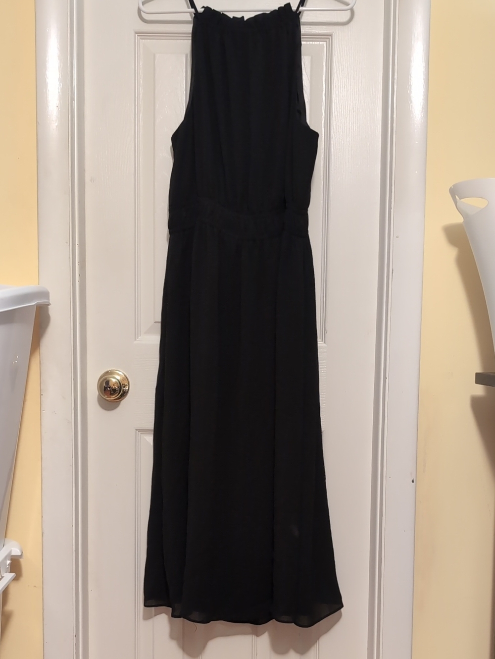 H&M Black Sleeveless Maxi Dress